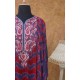 Kashmiri Purple & Red Kaftan with Embroidery